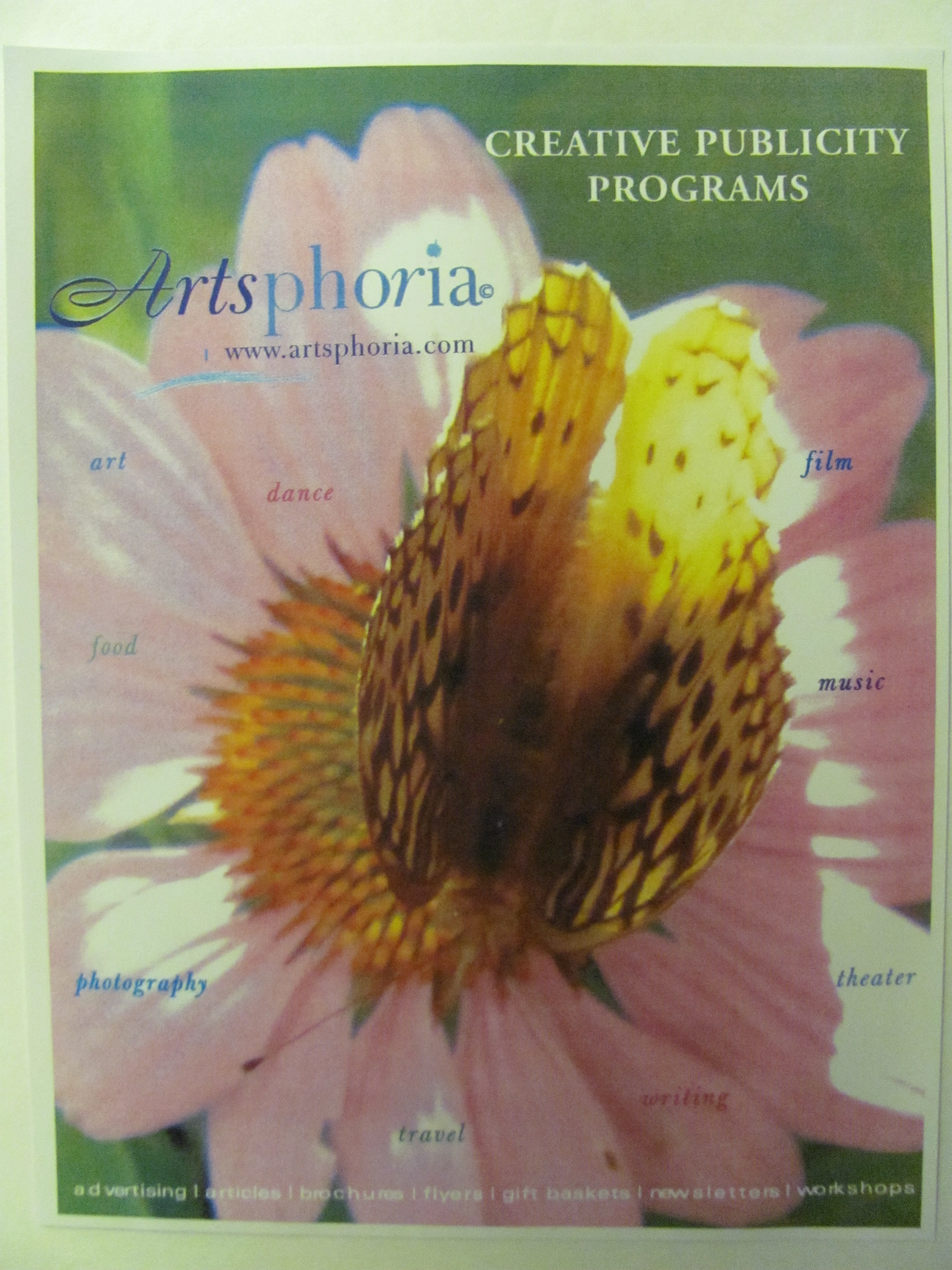 The original image for Artsphoria is still the core of this expanded magazine and boutique edition.